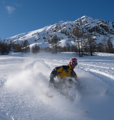 60cm powder, Montgenèvre, 2009